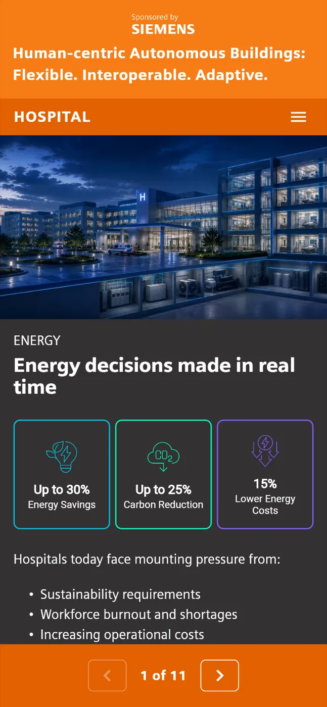 The same presentation on a phone, with the photo above the statistics
